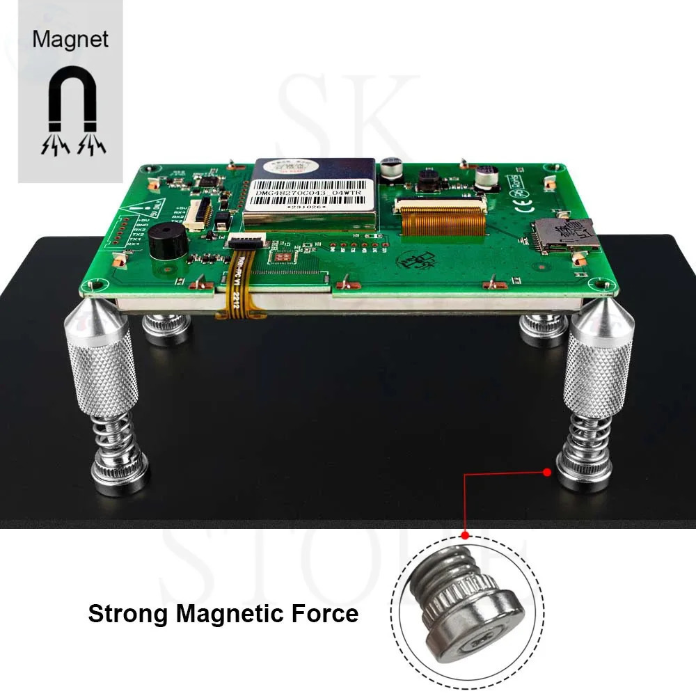 Pcb Holder Clamp - 4pcs Strong Magnetic Suction Spring Clamp