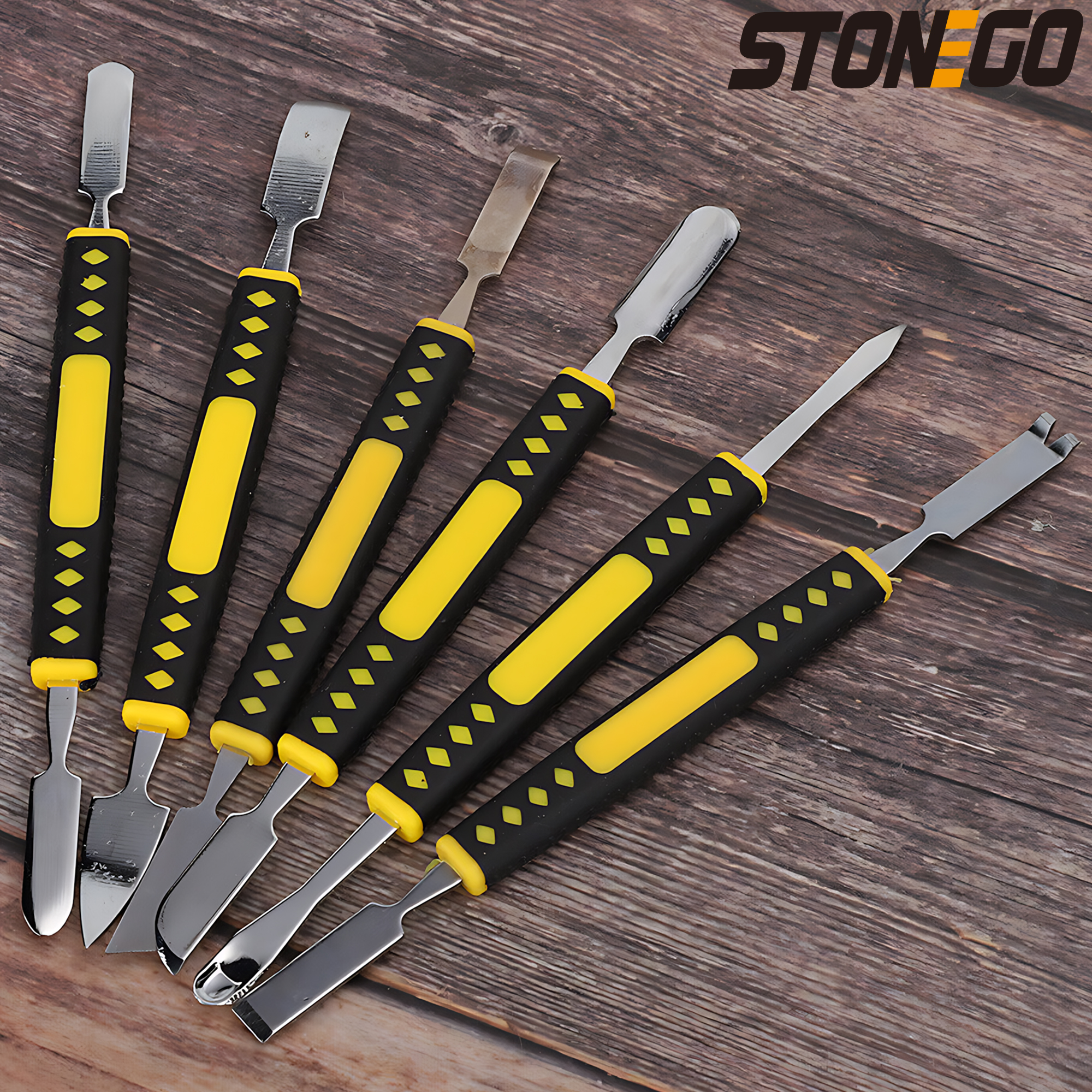 Electronics Repair Center - STONEGO Metal Pry Bar Tool Set