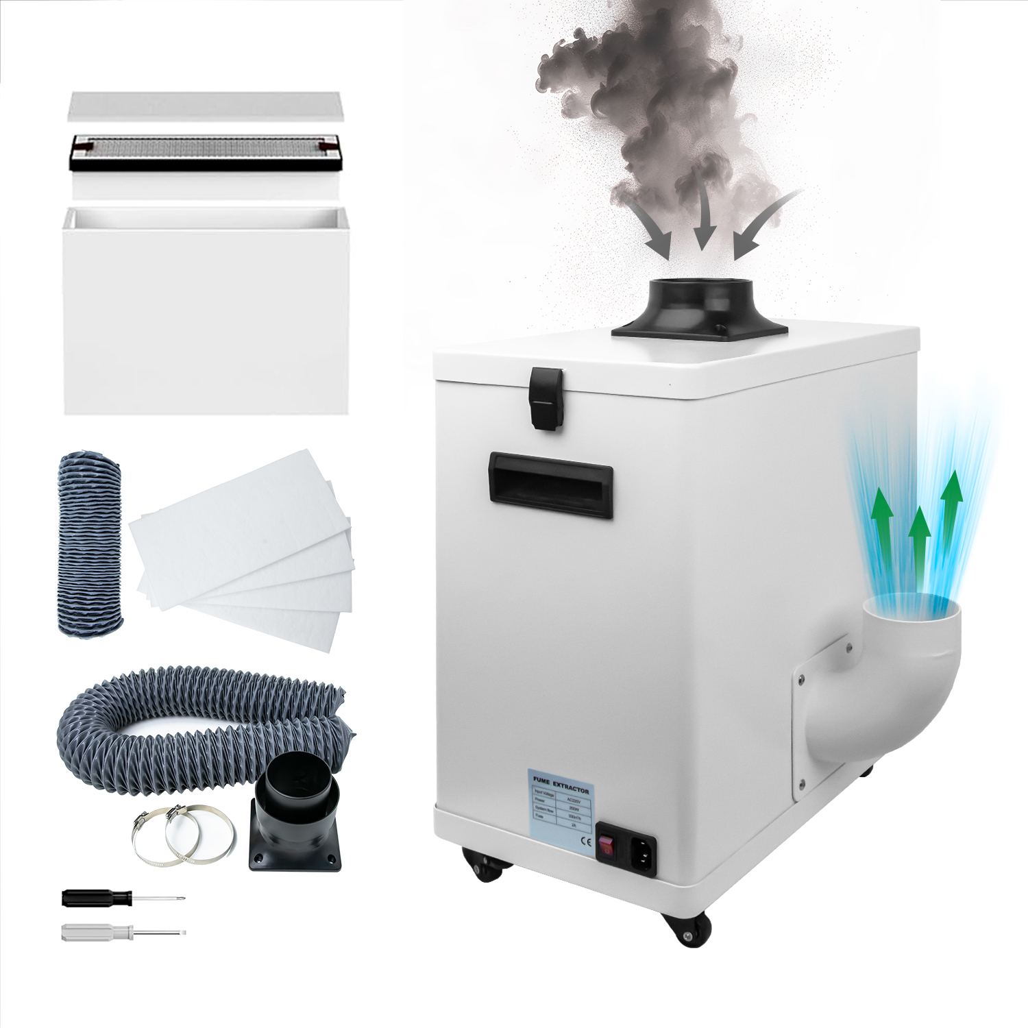 Laser Smoke Purifier FES200L M – обзор и цена Electronics Repair Shops