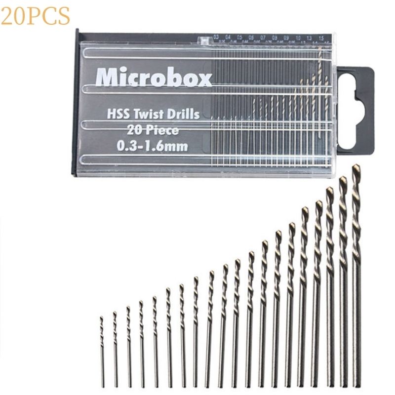 20Pcs Drill Bits For Precision – обзор и цена Electronics Repair Hobby