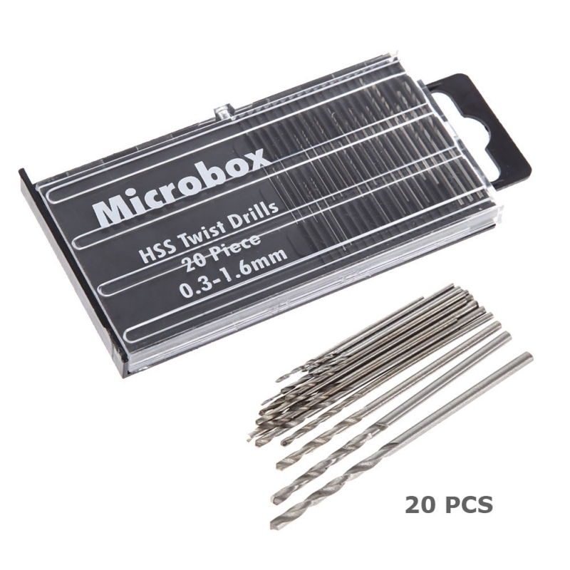 20Pcs Drill Bits For Precision – обзор и цена Electronics Repair Hobby