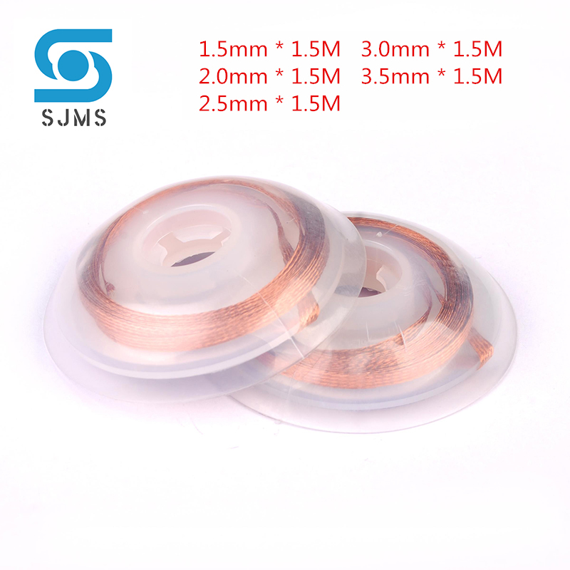 2PCS tin suction wire 1.5mm 2m – обзор и цена Solder Wick Braid
