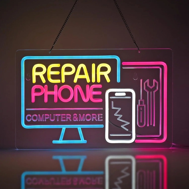 Phone Repair Neon Sign LED Lig – обзор и цена Electronics Repair Shops
