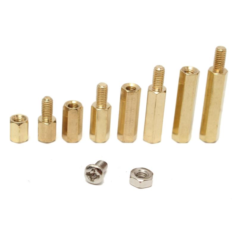 120pcs M3 Male Female Brass He – обзор и цена Pcb Holder Clamp