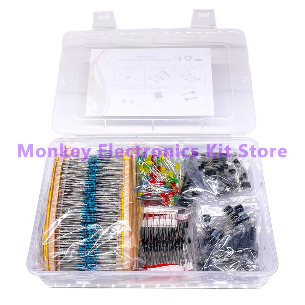 6 kinds components kit resista – обзор и цена Electronics Repair Center