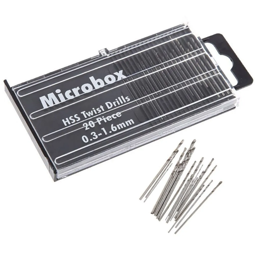 20Pcs Drill Bits For Precision – обзор и цена Electronics Repair Hobby