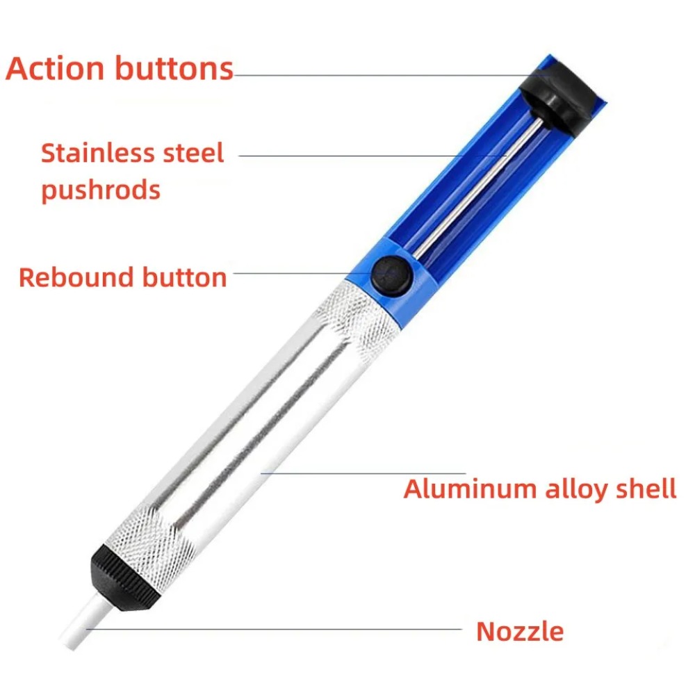 Aluminum Desoldering Pump Vacu – обзор и цена Solder Wick Braid