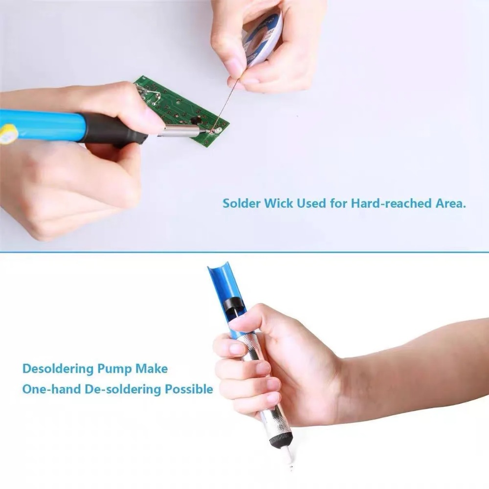 Aluminum Desoldering Pump Vacu – обзор и цена Solder Wick Braid