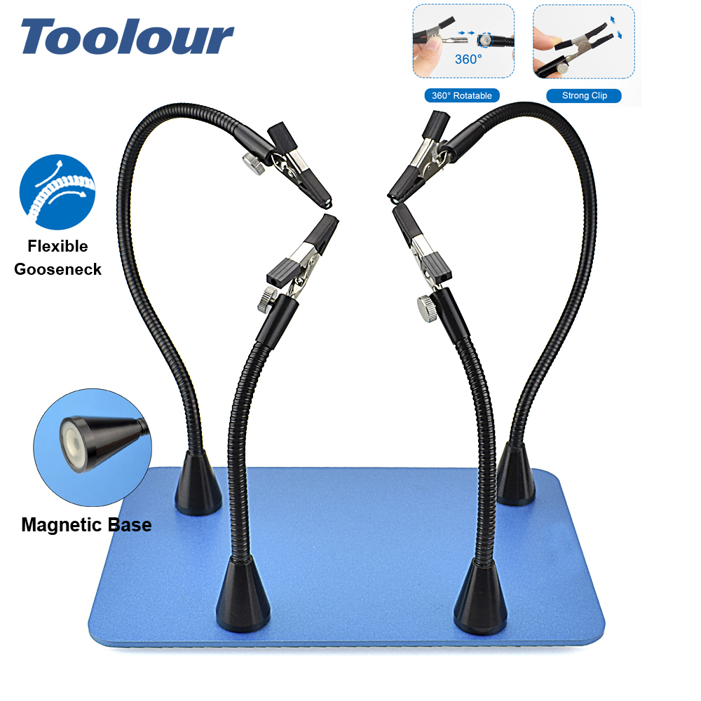 Toolour Magnetic Helping Hands – обзор и цена Pcb Holder Clamp