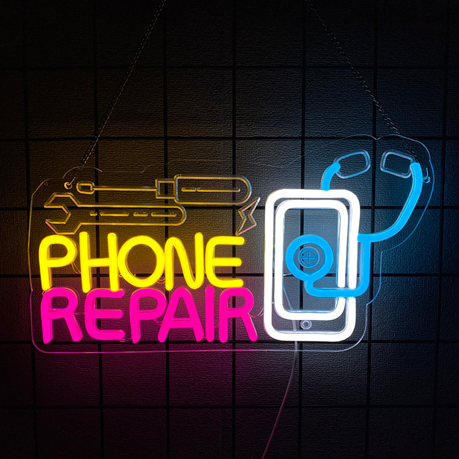 Phone Repair Neon Sign For Wal – обзор и цена Electronics Repair Shops