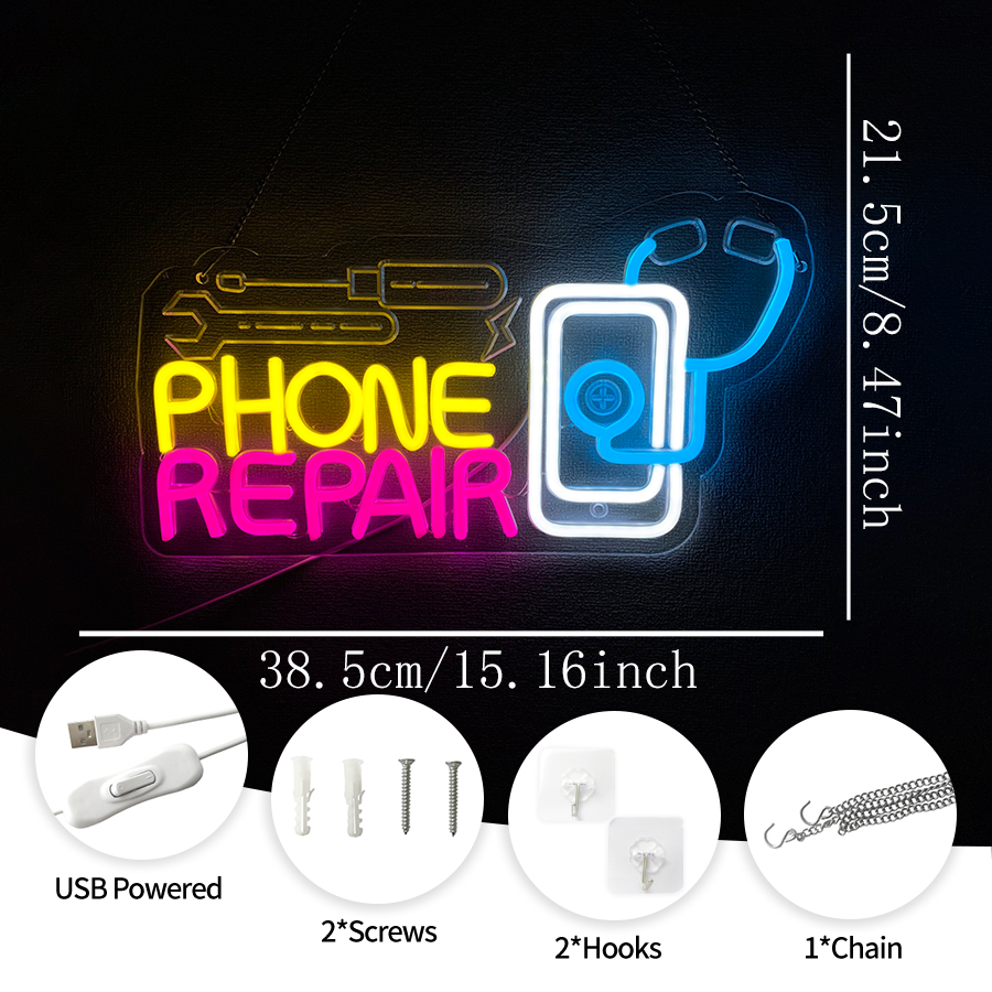 Phone Repair Neon Sign For Wal – обзор и цена Electronics Repair Shops