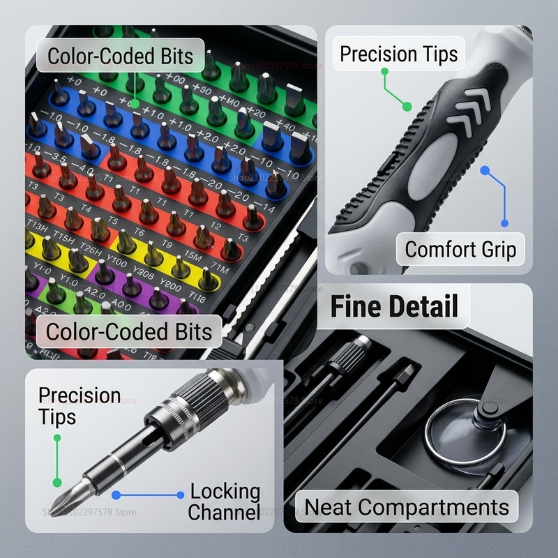 132 in 1 Precision Screwdriver – обзор и цена Electronics Repair Shops
