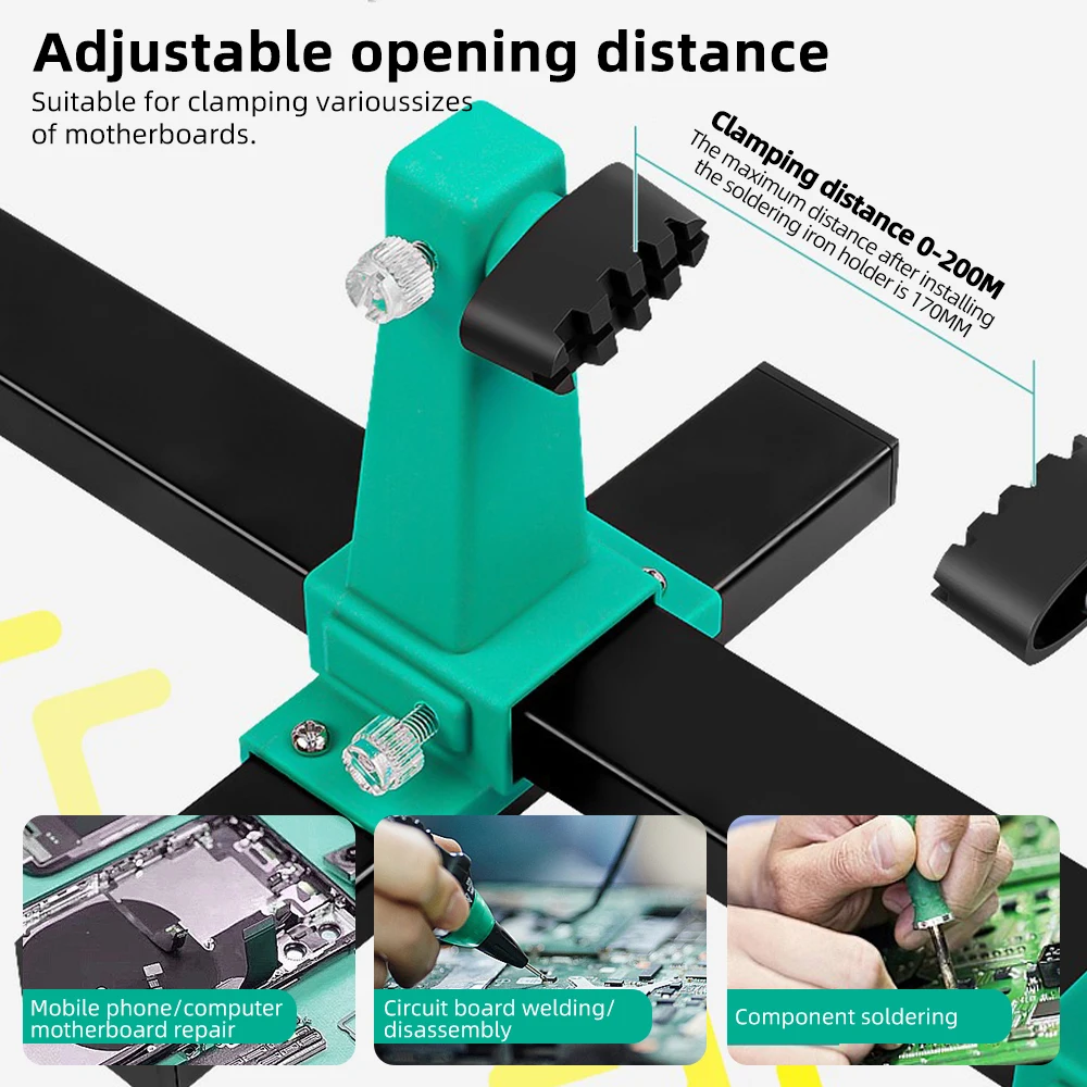 0-200/300MM Adjustable PCB Hol – обзор и цена Pcb Holder Clamp