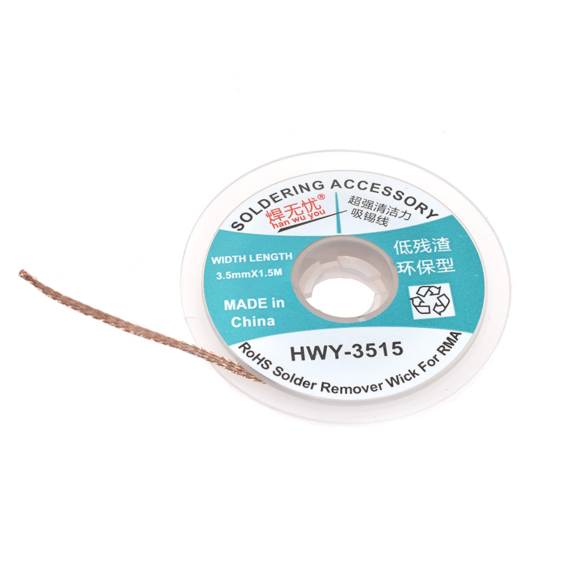 DIY 1.5mm 2mm 2.5mm 3mm 3.5mm  – обзор и цена Solder Wick Braid